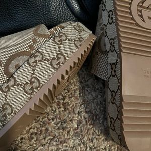 Gucci Angelina Maxi GG Slide Sandals